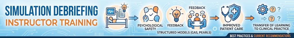 Simulation Instructor Training:  Current Recommendations for Debriefing Banner