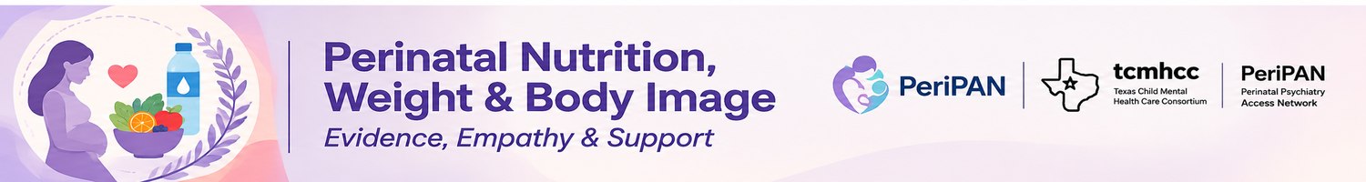Supportive Strategies for Nutrition, Weight Concerns, and Hyperemesis Gravidarum in the Perinatal Period - Year 1 Banner